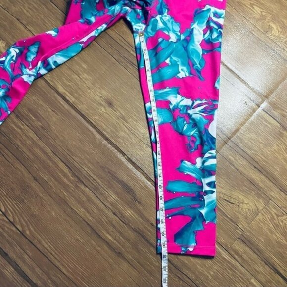 Adidas Climalite Floral Print Cropped‎ Pant Size Small - Picture 7 of 9